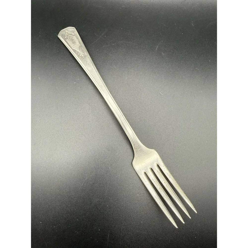VTG Oneida WM. A. Rogers Croydon Mary Lee Silverplate Dinner Fork 1932 Set Of 6